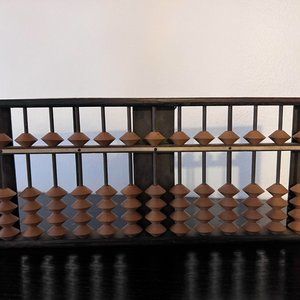 Antique Wooden Abacus 13 row